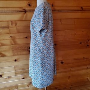 Vintage Dresses - 1960s Unlabeled Double Knit Polyester Shift Dress Vintage Dresses - 1960s Unlabeled Double Knit Polyester Shift Dress